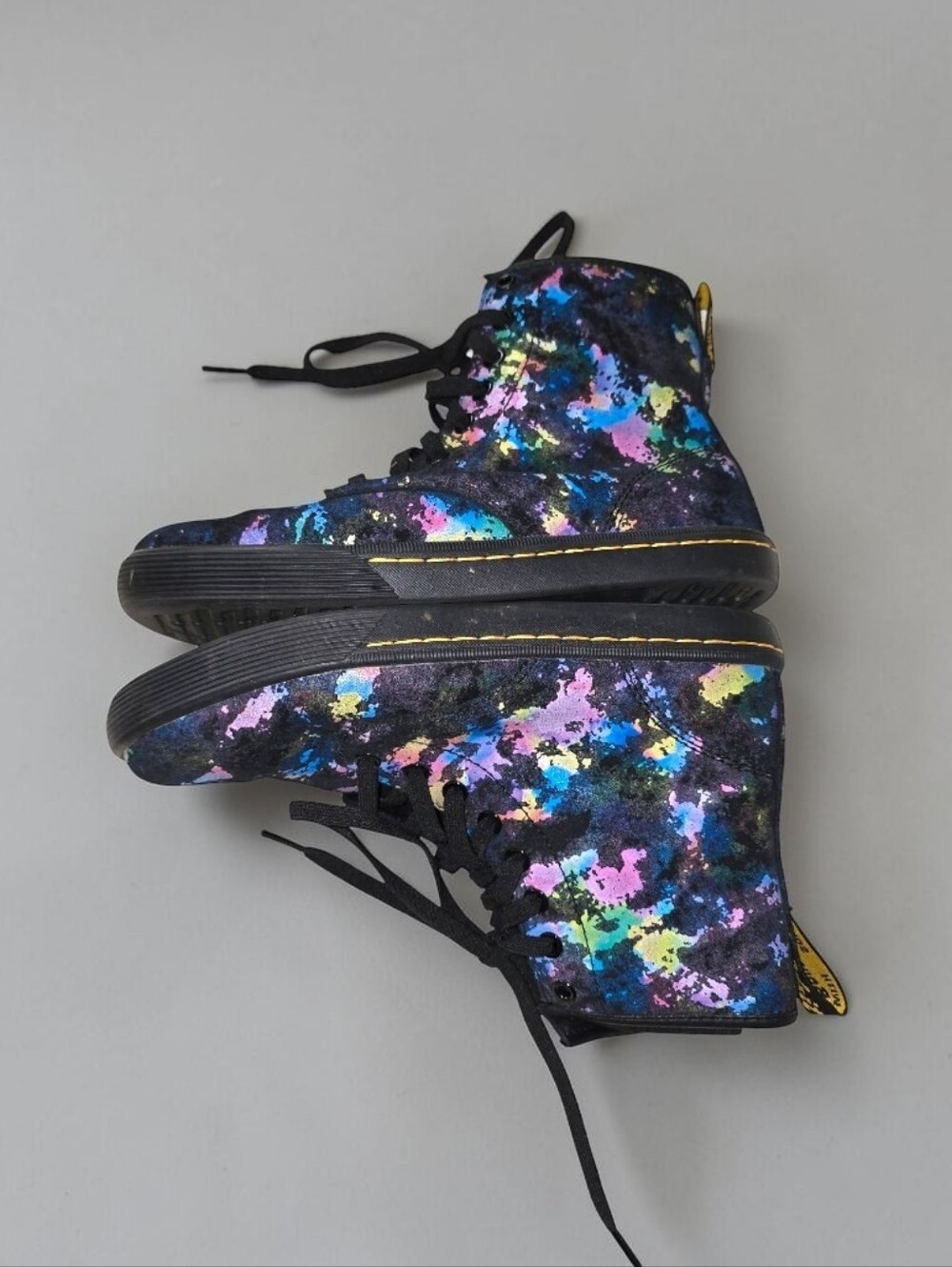 Dr. Martens Women's Sheridan Confetti Suede Boots - Picture 2 of 6